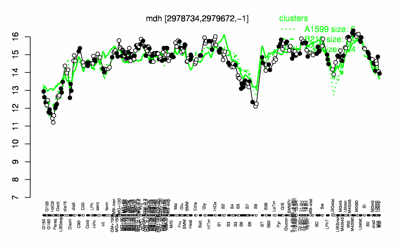 Graph of expression data for this gene.