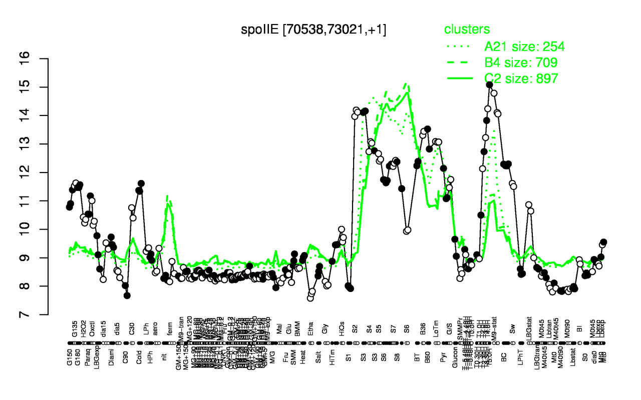 Graph of expression data for this gene.